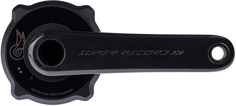 Campagnolo Kurbelsatz Super Record WRL X 13S 175 mm schwarz mit Powermeter Leistungsmessung (PWM)