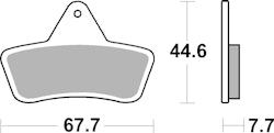SBS Bremsbelag 758RSI Offroad Racing Sinter