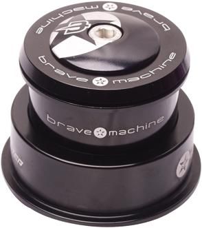 Brave Steuersatz Integrated 1 1/8 Zoll schwarz tapered 1,5"-1, semi integriert