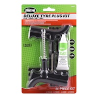 SLIME Reifenreparaturset Deluxe Tyre Plug Kit 11-teilig mit Pistolengriff