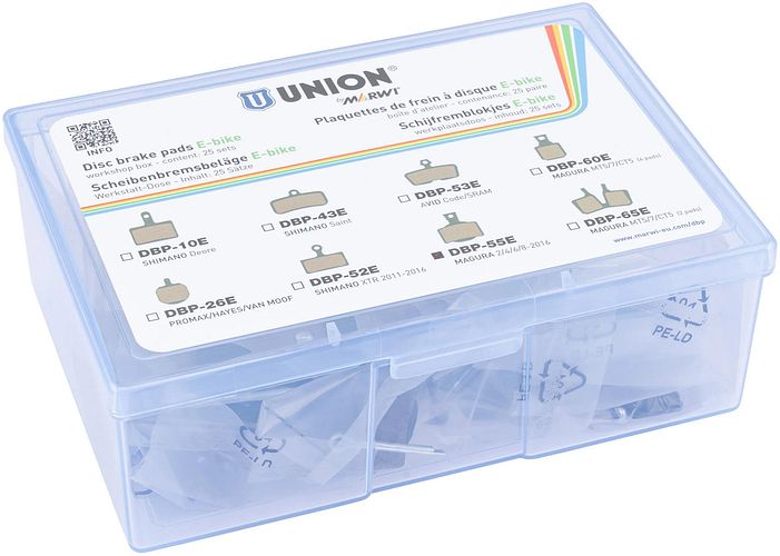 Union Scheibenbremsbelag DBP-55E schwarz