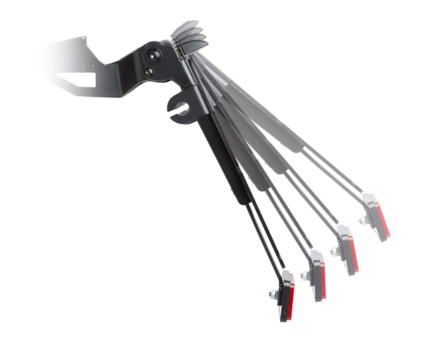 PROTECH X-SHAPE Kennzeichenhalter Komplett-Set mit 2x LED-Blinker RC-20