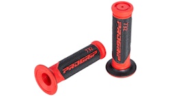 Progrip Griffgummi 732 Rot / Schwarz Geschlossen Paar Ø22/25mm Länge 125mm