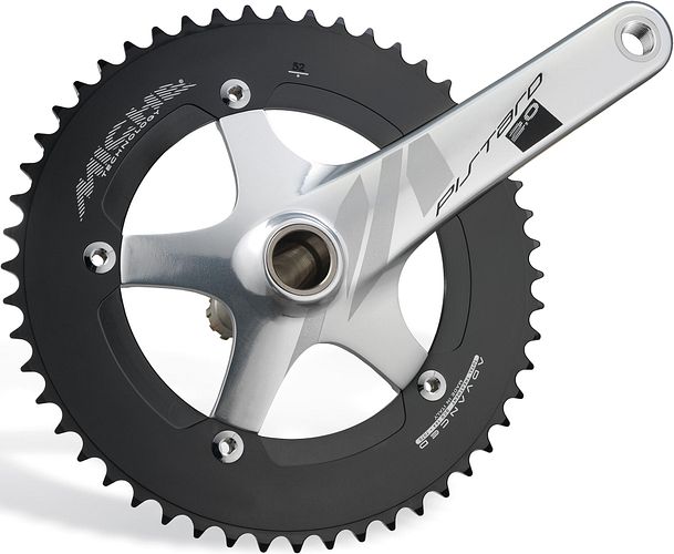 Miche Kettenradgarnitur Pistard 2.0 48 Zähne 165 mm silber