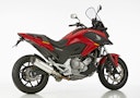 Vorschaubild SHARK SLIP-ON Aluminium poliert/Endkappe Edelstahl schwarz matt beschichtet silber DSX-5 für HONDA Integra 700,Integra 750,NC700S,NC700X,NC750S,NC750X EURO3  