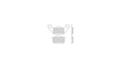 Brembo Bremsbelag Typ SP, Sintermetall mit ABE, Bremsbelag "07KA08" Satz