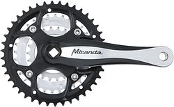Miranda Kettenradgarnitur Beta 3R Plus 170 mm schwarz