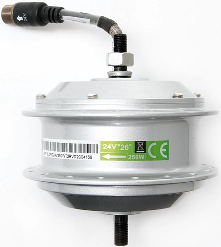 TranzX Motor M01 VR 26 Zoll silber