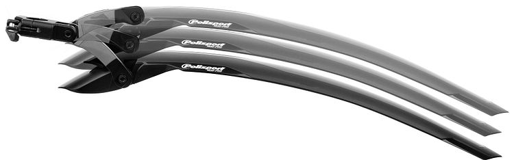 Polisport MUD PRO Steckschutzblech MTB hinten schwarz