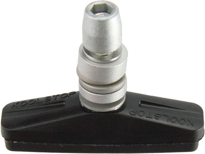 Kool Stop Bremsschuh City Pad V-Brake schwarz Schraubbefestigung, Packung &agrave, 25