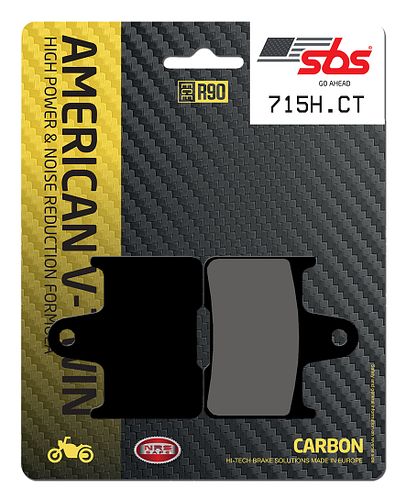 SBS Bremsbelag 715H.CT Street High Power Carbon