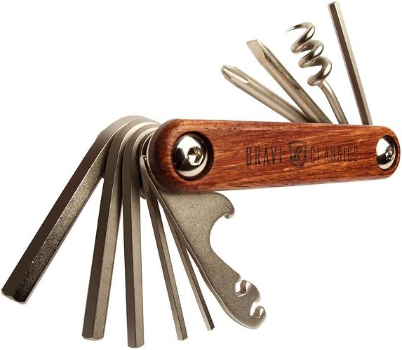 Brave Classic Multifunktionswerkzeug Stahl Holz