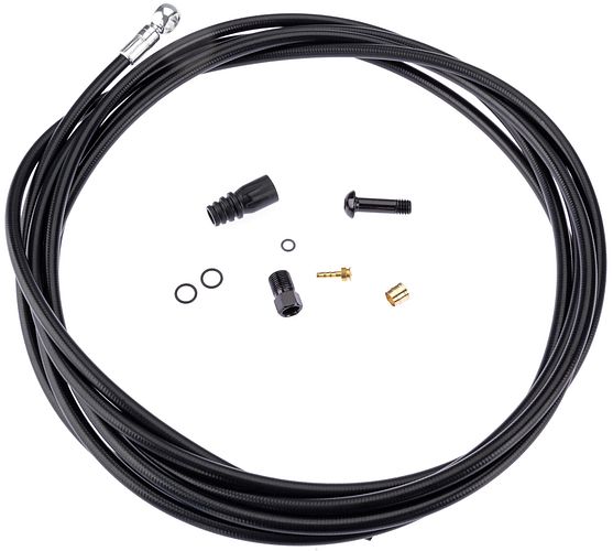 Tektro Bremsleitungs-Kit 3200 mm Banjo Anschluss schwarz