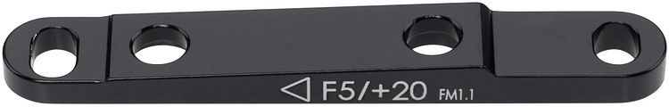 Tektro Adapter Flat Mount 140/160 mm vorne schwarz