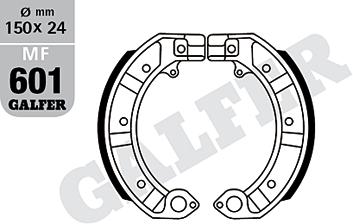 Galfer Bremsbacke MF601