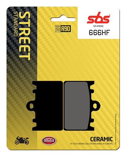 SBS Bremsbelag 666HF Street Ceramic
