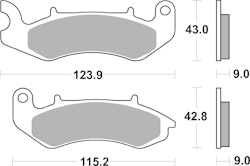SBS Scooterbelag 232HF Street Ceramic