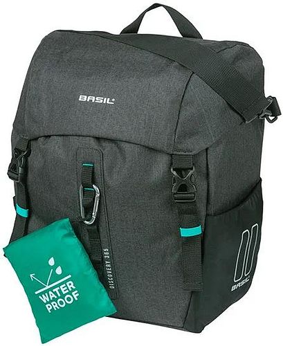 Basil Einzeltasche Discovery 365D schwarz 20 l MIK Hooks