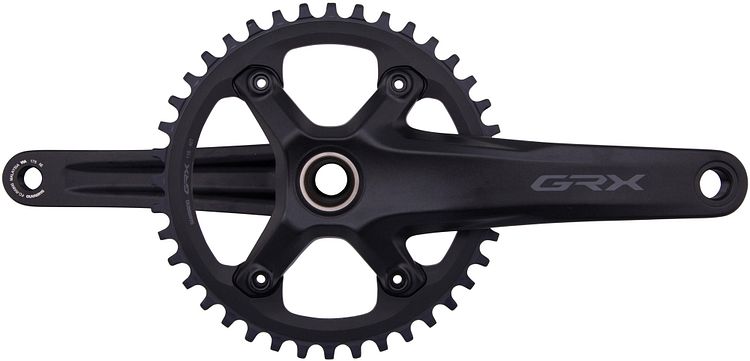 Shimano Kettenradgarnitur GRX FC-RX600 175 mm schwarz 40 Zähne, 1-fach