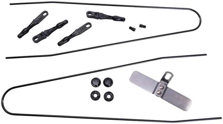 CONTEC Schutzblech-Set Splash Protect 28 Zoll schwarz 28" - 48 mm breit, schwarz glänzend