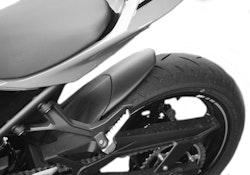 BODYSTYLE Hinterradabdeckungsverlängerung ABS Kunststoff schwarz-matt für KAWASAKI Ninja 400, Ninja 500 SE, Z400, Z500 / SE