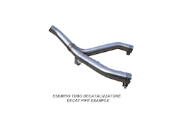 GPR Mittelrohre Ducati Hypermotard 1100 & Evo 2007/12 Decat pipe manifold Decatalizzatore