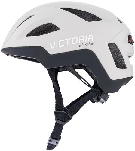 Victoria React LED Helm 55-59 cm weiß, grau, schwarz