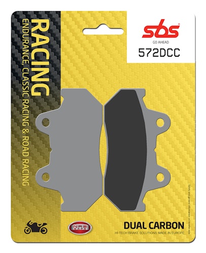 SBS Bremsbelag 572DCC Road Racing Classic Dual Carbon