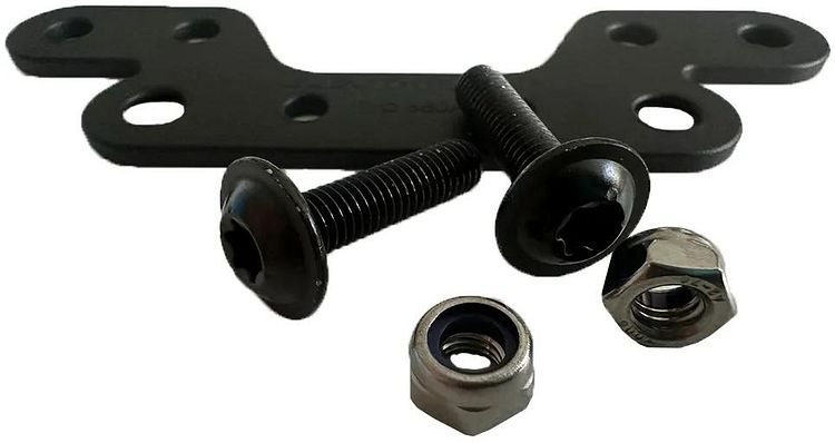 Busch + Müller Adapterplatte Turntec 50/80 mm schwarz