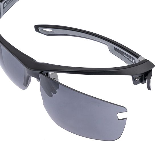 CONTEC Brille Glow schwarz-grau