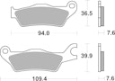 Vorschaubild SBS Bremsbelag 951HF Street Ceramic