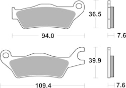 SBS Bremsbelag 951HF Street Ceramic