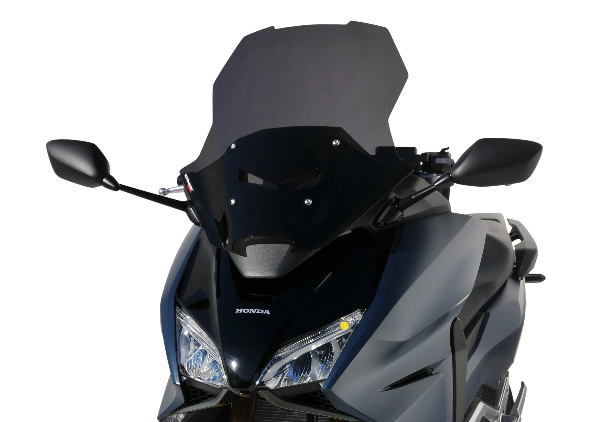 ERMAX Scooterscheibe Sport Acrylic durchsichtig Schwarz getönt für HONDA Forza 750