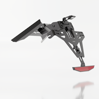 HIGHSIDER pro Kennzeichenhalter Akron-RS KTM