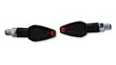 Vorschaubild HIGHSIDER smart Peak LED Blinker Gehäuse Schwarz / Linse Rauchgrau (Paar), Vorn & Hinten