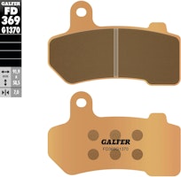 Galfer Bremsbelag G1370 (KBA) - Sintermetall Straße, Bremsbelag "FD369" Satz
