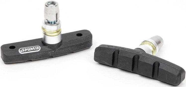 Elvedes Bremsschuh 6807 V-Brake schwarz/silber