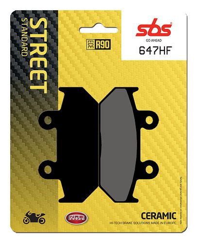 SBS Bremsbelag 647HF Street Ceramic