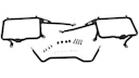 Vorschaubild Kappa Seitenkofferträger KL für Benelli TRK 502 X