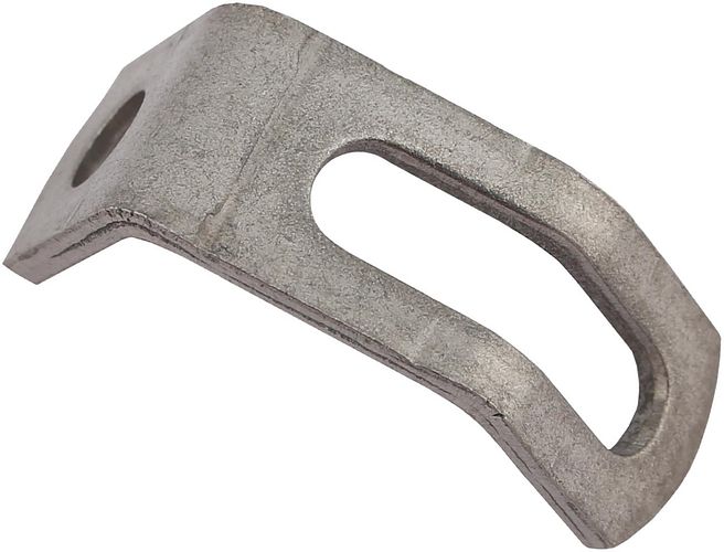 Hebie Befestigungswinkel Edelstahl silber
