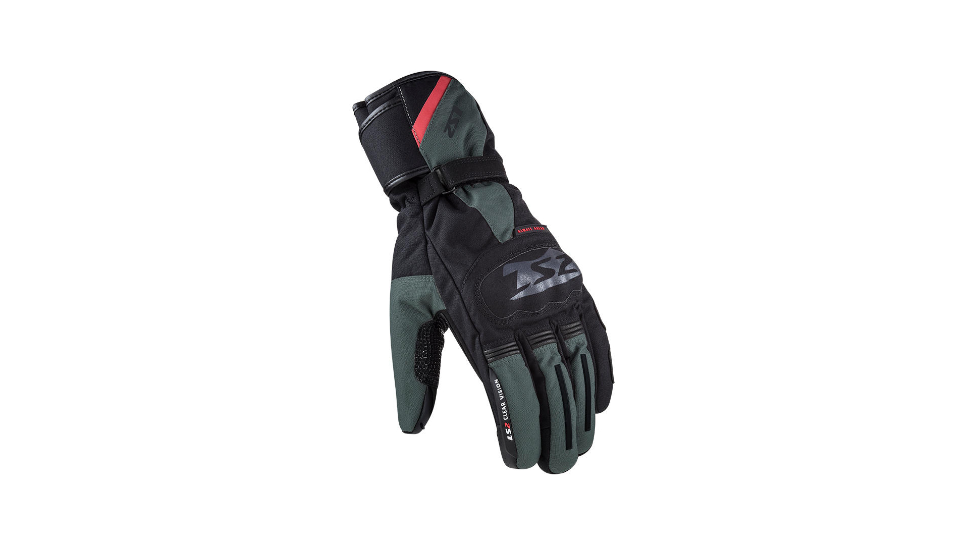 LS2 Handschuh Snow Herren - Schwarz/Grün  [Größe M]