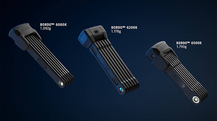 ABUS Faltschloss 6200K/90 SH BK