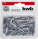 Vorschaubild kwb 50 Blindnieten 4,8 x 16 mm 407486