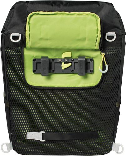 Basil Einzeltasche Miles schwarz,grün