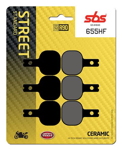 SBS Bremsbelag 655HF Street Ceramic