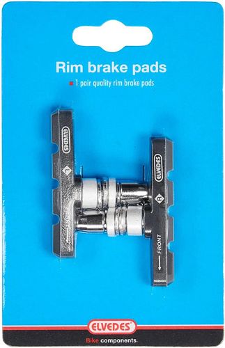 Elvedes Bremsschuh 6807 V-Brake schwarz/silber