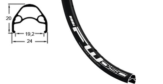 Rodi cycling Felge FW Disc 28 Zoll schwarz