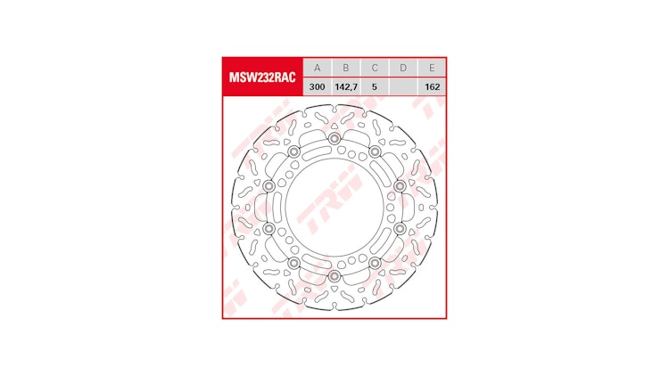TRW Bremsscheibe MSW232RAC