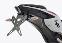 Vorschaubild PROTECH X-SHAPE Kennzeichenhalter SET mit Reflektor und Beleuchtung Alu & Stahl Schwarz für BMW S 1000 R, S 1000 RR,  M 1000 R