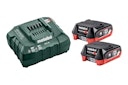 Vorschaubild Metabo Basis-Set 12V 2 x LiHD 4.0 Ah